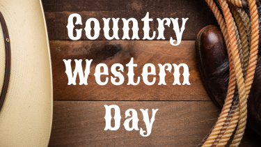 country western day sign