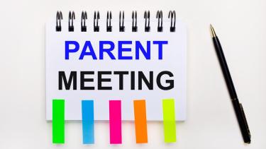 parent meeting sign