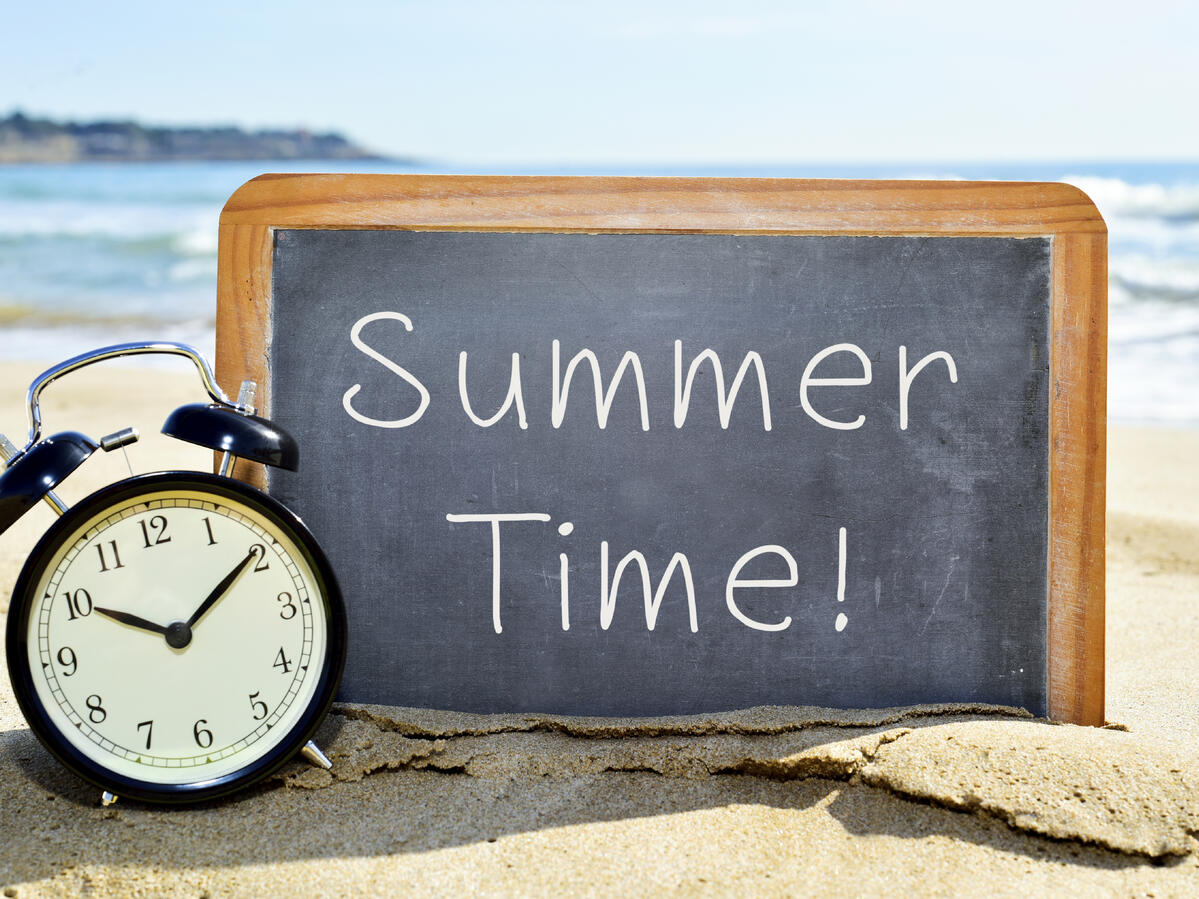 summer time sign
