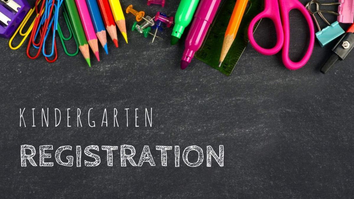 kindergarten registration sign