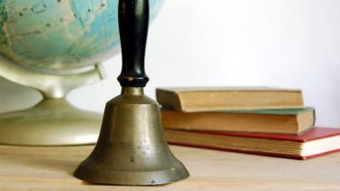 Rustic Brass School Bell -  Canada