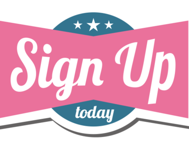 pink sign up today sign