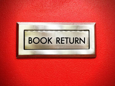 Book return sign
