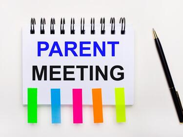 parent meeting sign