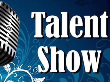 talent show sign with microphone
