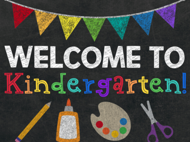 welcome to kindergarten banner
