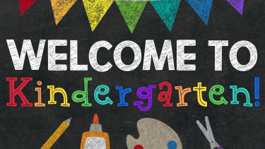 welcome to kindergarten banner