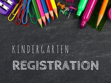 kindergarten registration sign