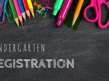kindergarten registration sign