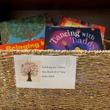 Basket full of books